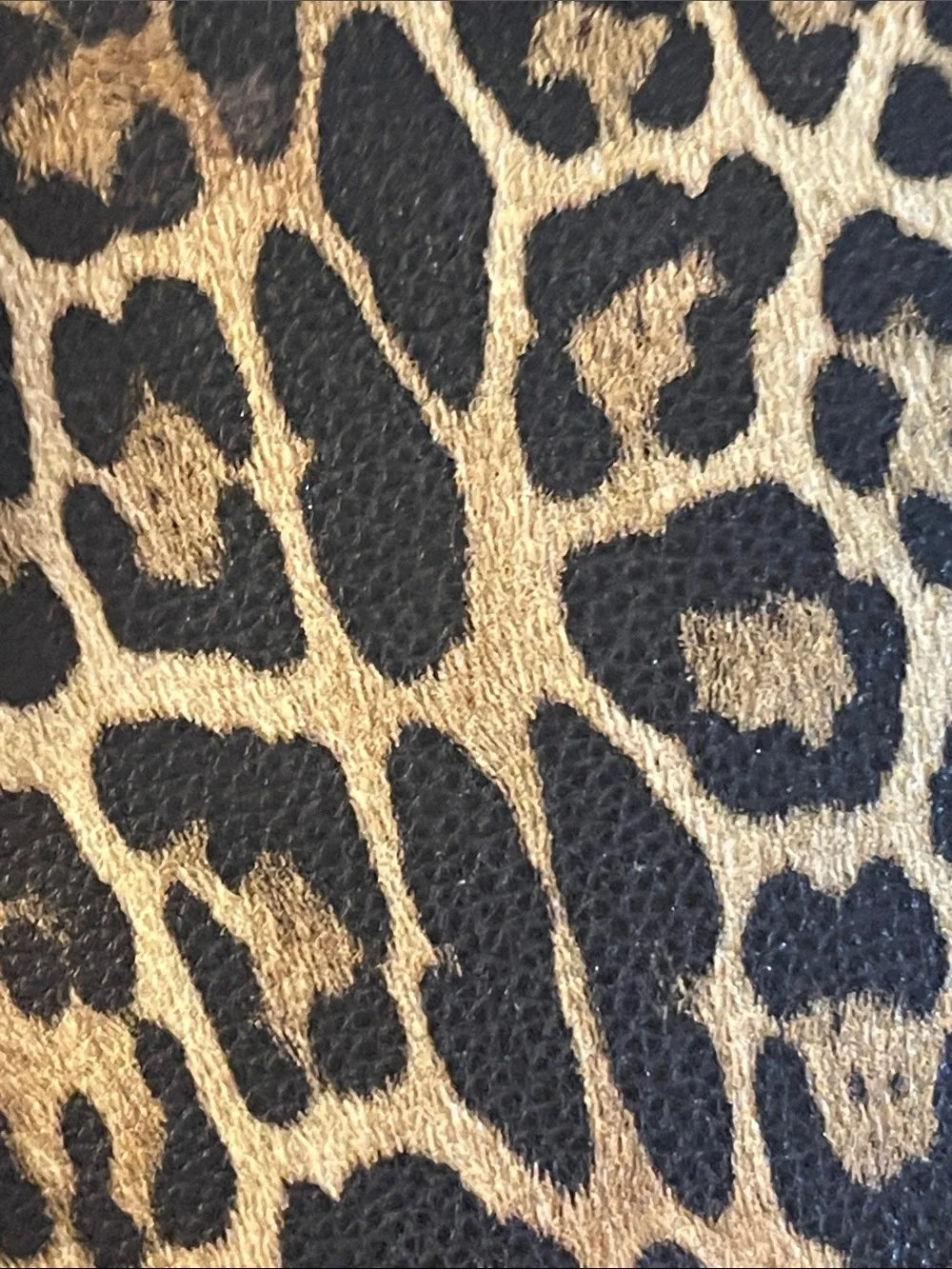 Leopard Print Wristlet Clutch - Tan and Black Joy Susan NWOT 60